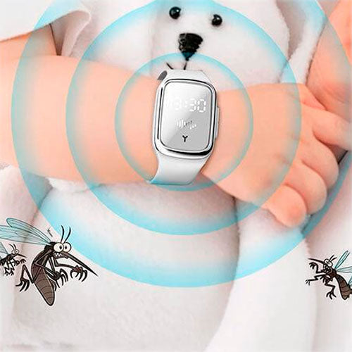 Relógio Ultrassônico Repelente de Mosquito